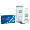 Image de Air Optix Plus Hydraglyde (6 lentilles) + ReNu MultiPlus 360 ml avec étui