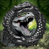 Image de Cockring Black Caiman Noir