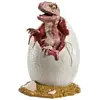 Image de Figurine Noble Collection Jurassic Park Toyllectible Treasure Raptor Egg Life Finds A Way Blanc 12 cm NOB9753