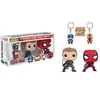 Image de 2 Figurines Pop! & 2 Portes clés Pocket Pop!: Captain America, Iron Man, Spider-Man, Hawkeye