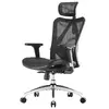Image de M57 Fauteuil de Bureau Ergonomique, Dossier Haut Respirant en Maille Douce, Accoudoirs 3D Réglables, Soutien Lombaire, Noir