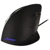 Image de Vertical Mouse Corded Right Hand Souris ergonomique USB optique noir, argent 5 Boutons ergonomique