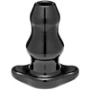 Image de Double Tunnel Plug Noir Medium 9.5 x5.2 cm noir