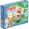 Image de Jeu de construction magnétique Magicube Jungle - 8 pièces - Multicolore - dès 2 ans