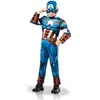 Image de déguisement luxe captain america garçon - 7/8 ans - bleu - r640833t78