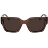 Image de KARL LAGERFELD Unisex Adult Sunglasses KL6142S - Light Brown with Solid Brown Lens en occasion ou reconditionné