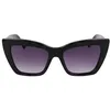 Image de KARL LAGERFELD Women's Sunglasses KL6158S - Black with Gradient Grey Lens en occasion ou reconditionné