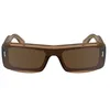 Image de Calvin Klein Unisex Adult Sunglasses CK24503S - Light Brown with Solid Brown Lens en occasion ou reconditionné