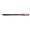 Image de Stylo roller encre gel Dual Métallic Pointe 1mm Noir et Rouge