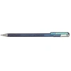 Image de Stylo roller encre gel Dual Métallic Pointe 1mm Bleu et Vert