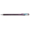 Image de Stylo roller encre gel Dual Métallic Pointe 1mm Violet et Bleu