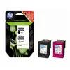 Image de HP 300 Pack de 2 Cartouches d'Encre Noire et Trois Couleurs Authentiques (CN637EE)