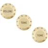 Image de Boutons Stratocaster Volume/Tone Aged White Set de 3