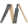 Image de 2 inch Suede Strap Reversible sangle guitare gris-beige