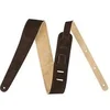 Image de 2 inch Suede Strap Reversible sangle guitare marron-beige