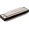 Image de Fender Blues Deluxe Harmonica, Clé de C, 10 Trous, Nickel Chrome, Étui Inclus en occasion ou reconditionné