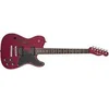 Image de Jim Adkins JA-90 Telecaster Thinline - touche laurier - Crimson Red Transparent