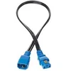 Image de E Jumper Cord - Câble d'alimentation - power IEC 60320 C13 pour IEC 60320 C14 - CA 250 V - 10 A - 2 m - noir - Mondial - pour Apollo 4510 Gen9;