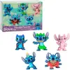 Image de Figurine Just Play Disney Stitch (x5) Bleu 7 cm 886144462115