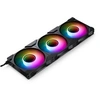 Image de Lot de 3 Ventilateurs de boitier M25 Gen2 Reverse RGB - 12cm (Noir)