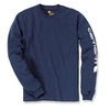 Image de T-shirt manches longues Logo manche marine S S1EK231412S
