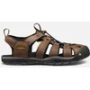 Image de Keen - Clearwater CNX Leather - Sandales homme Dark Earth / Black - 44.5