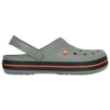 Image de Crocs Crocband Bottes chaussures Sandales en Light Gris & Bleu Marine 11016 01U