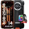 Image de PILOT 2 Smartphone Incassable 6.5 Double Ecran (8+16)Go+256Go 50MP+32MP 8800mAh Orange avec Montre Connectée W60