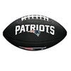 Image de Mini ballon de Football Américain Soft touch NFL team logo New England Patriots Noir
