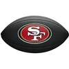 Image de Mini Ballon de Football Américain NFL team logo San Francisco 49ers Noir