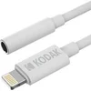 Image de Câble AUX KODAK vers Cable Chargeur iPhone/iPad Lightning 1m - Connectivite Audio Haute Qualite, Son Clair et Net - Blanc
