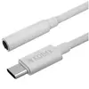 Image de Câble AUX vers USB-C - Connectivite Audio Haute Qualite, Compatible avec Appareils USB-C, Longueur 1 m, Son Clair et Net - Blanc