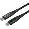 Image de Câble USB-C LED Ultra Premium KODAK Compatible Charge Rapide, Longueur 1m - Noir