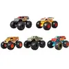 Image de Jeux de voiture Mattel Wheels Monster Trucks Multicolore 30,5x21x12,5 cm 887961705461