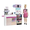 Image de Coffret Pause Café avec Poupée Barbie et Accessoires Multicolore