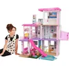 Image de Barbie Maison de Rêve pour Poupées avec 3 Niveaux, avec Lumières Et Sons, Plus De 75 Accessoires Inclus, 109 cm De Haut, Jouet pour Enfant de 3 Ans et Plus, GRG93 en occasion ou reconditionné