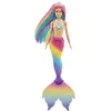 Image de Barbie Dreamtopia Sirène Magique Arc-en-Ciel, Poupée Sirène Changeant De Couleur dans l'eau, Jouet pour Enfant de 3 Ans et Plus, GTF89 en occasion ou reconditionné