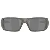 Image de Oakley - Heliostat - Lunettes de soleil Matte Grey Ink Fingerprint - Prizm Black Cat 3