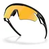 Image de Oakley - Sphaera Slash - Lunettes vélo Matte Black Splatter - Prizm 24K Polarized Cat 3