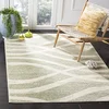 Image de SAFAVIEH Tapis de Sol Vieilli pour Salon, Salle à Manger, Chambre à Coucher - Adirondack Collection, Tapis à Poil Court, Sauge et crème, 122 X 183 cm en occasion ou reconditionné