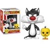 Image de Figurine Funko POP Looney Tunes Sylvester & Tweety Noir 9 cm 889698219754