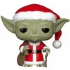 Image de Figurine Funko Star Wars POP! Bobble Head Holiday Santa Yoda Rouge 9 cm FK33885