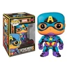Image de Figurine Pop Marvel Black Light Captain America Avant-première Fnac