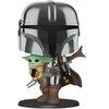 Image de Figurine Funko Pop Star Wars Mandalorian with Yoda Child Marron 25 cm 889698499316