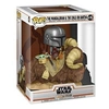 Image de Figurine Pop Deluxe The Mandalorian Mando on Bantha with Child