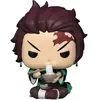 Image de Figurine de collection en vinyle Funko Demon Slayer Tanjiro w/Noodles Marron 9 cm FK57346