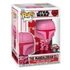 Image de Figurine Pop Star Wars Valentines The Mandalorian with Grogu Exclusivité