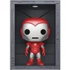 Image de Figurine de collection Funko Marvel POP! Deluxe Vinyl Hall of Armor Iron Man Model 8 Silver Centurion PX Exclusive Rouge 9 cm FK64806
