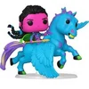 Image de Figurine de collection en vinyle Funko Avengers Endgame POP! Rides Deluxe Valkyrie's Flight Bleu 9 cm FK66335