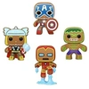 Image de Figurine Pop! - Marvel Holiday - Gingerbread 4pk